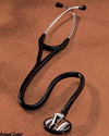 Binaural Stethoscope Littmann Master Cardiology Black 1-Tube 27 Inch Single Head